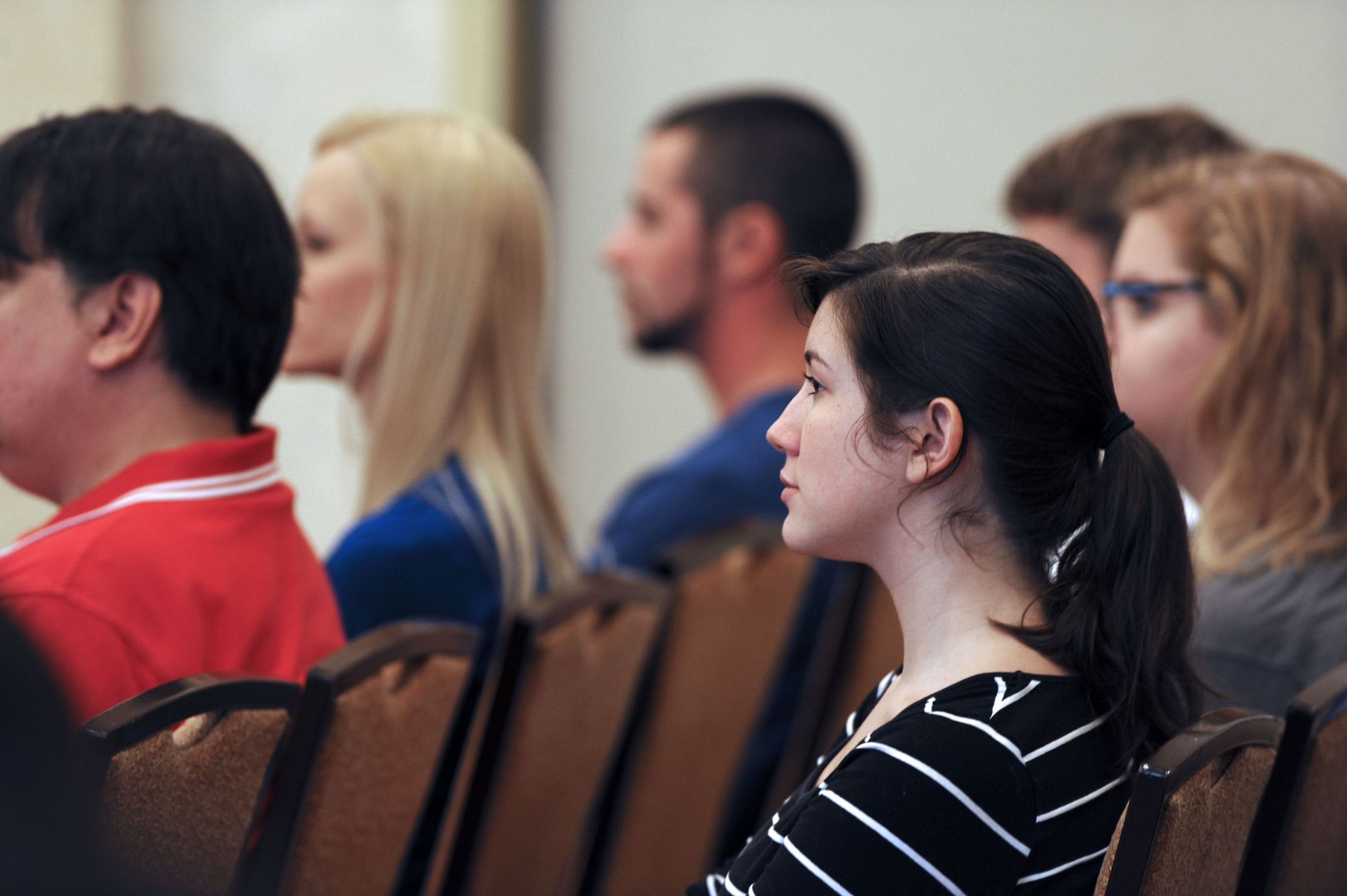 Students attend a Constitution Day event