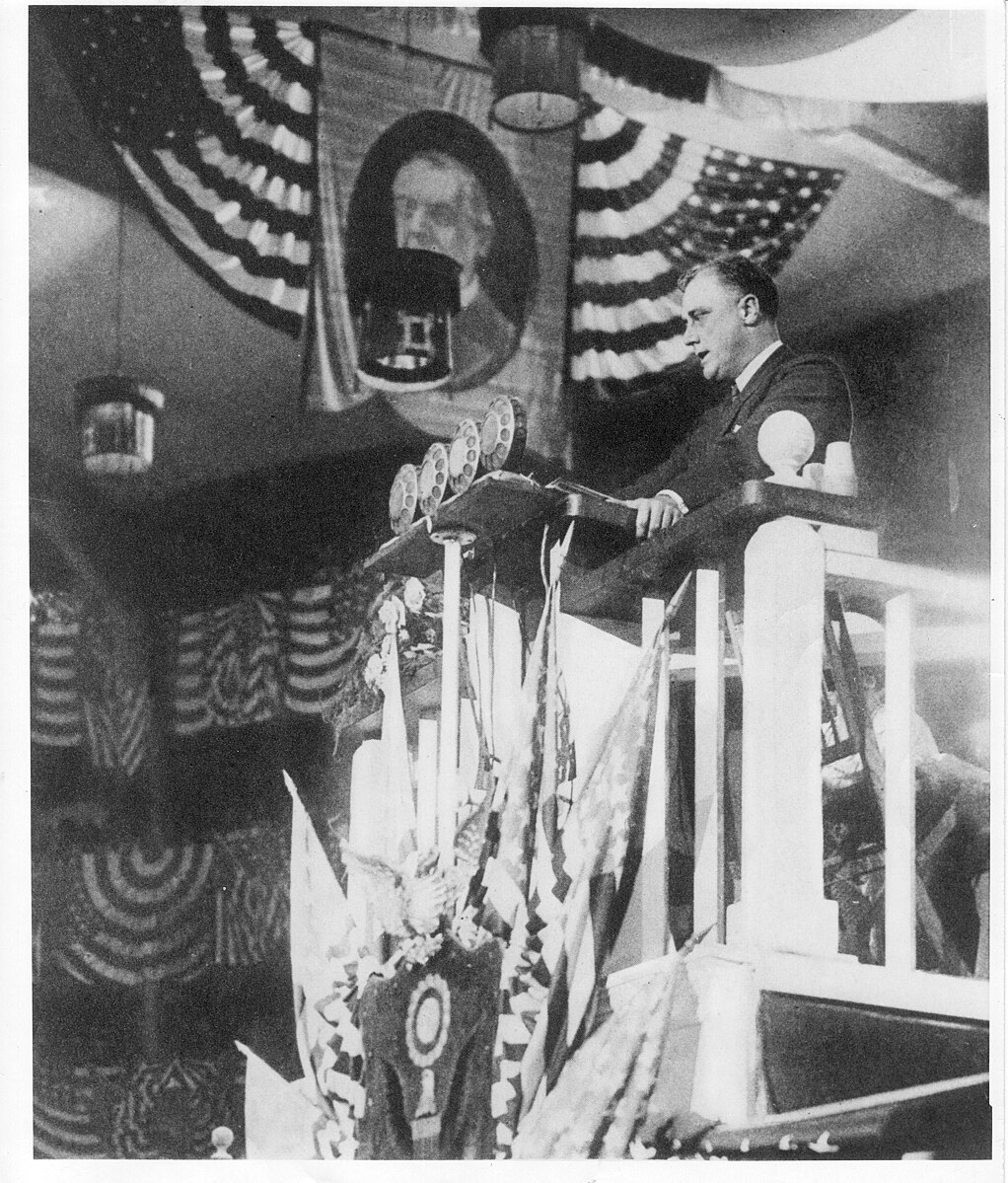 Franklin Roosevelt at the 1924 DNC